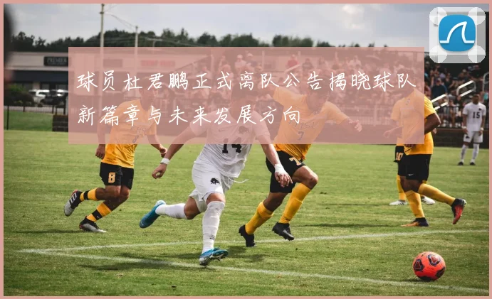 球员杜君鹏正式离队公告揭晓球队新篇章与未来发展方向