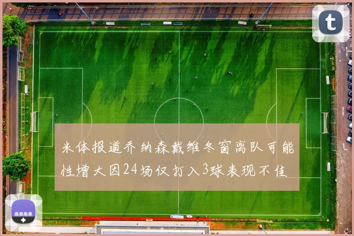 米体报道乔纳森戴维冬窗离队可能性增大因24场仅打入3球表现不佳